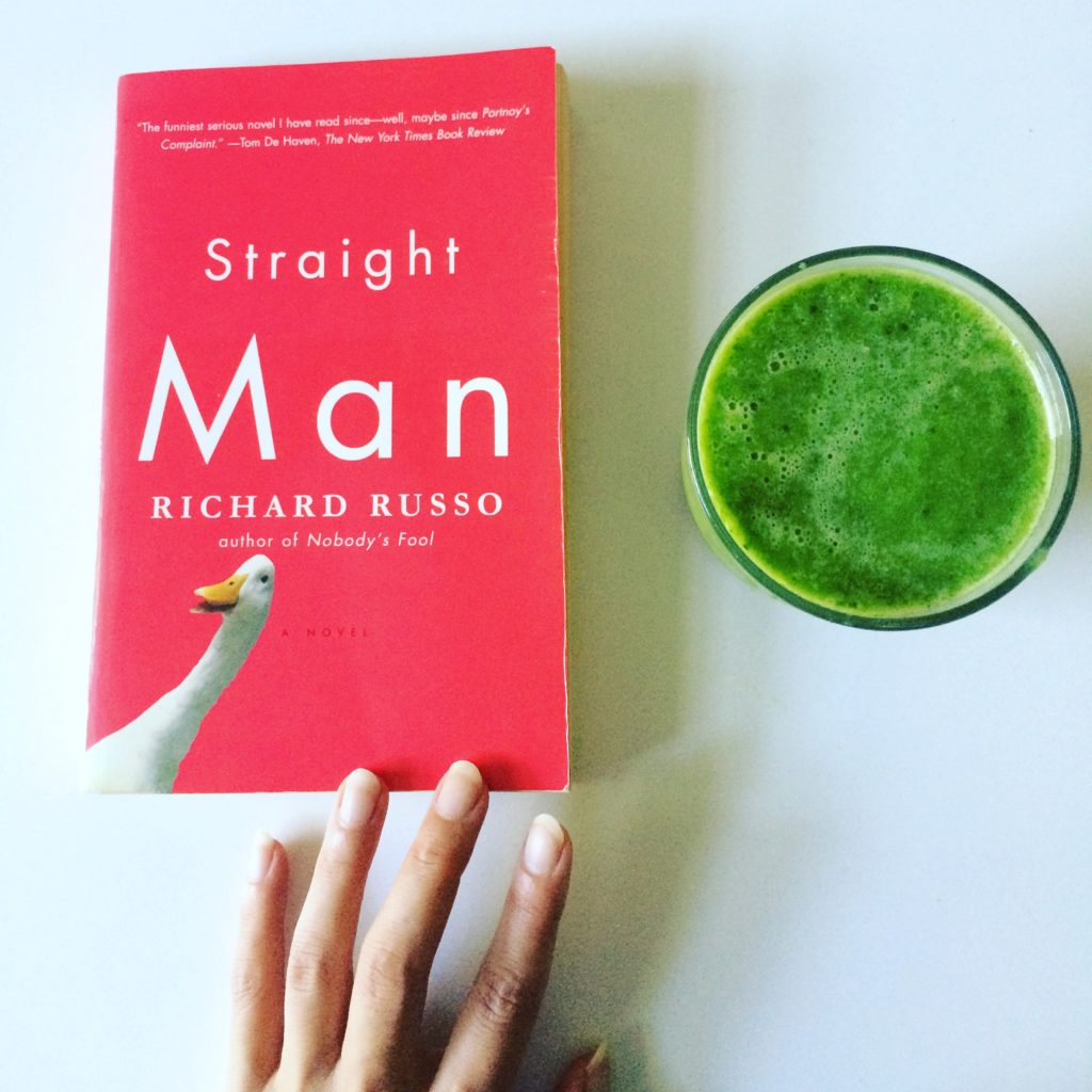 Straight Man and green smoothie