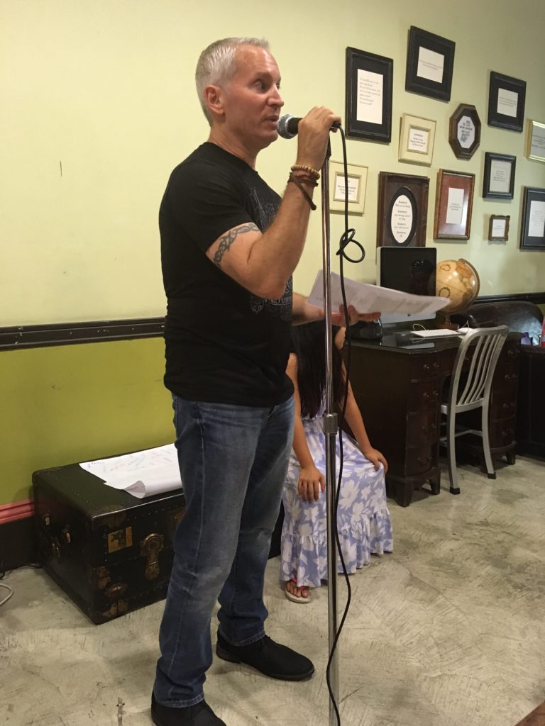 David Rocklin hosts Roar Shack reading series at 826LA in Los Angeles