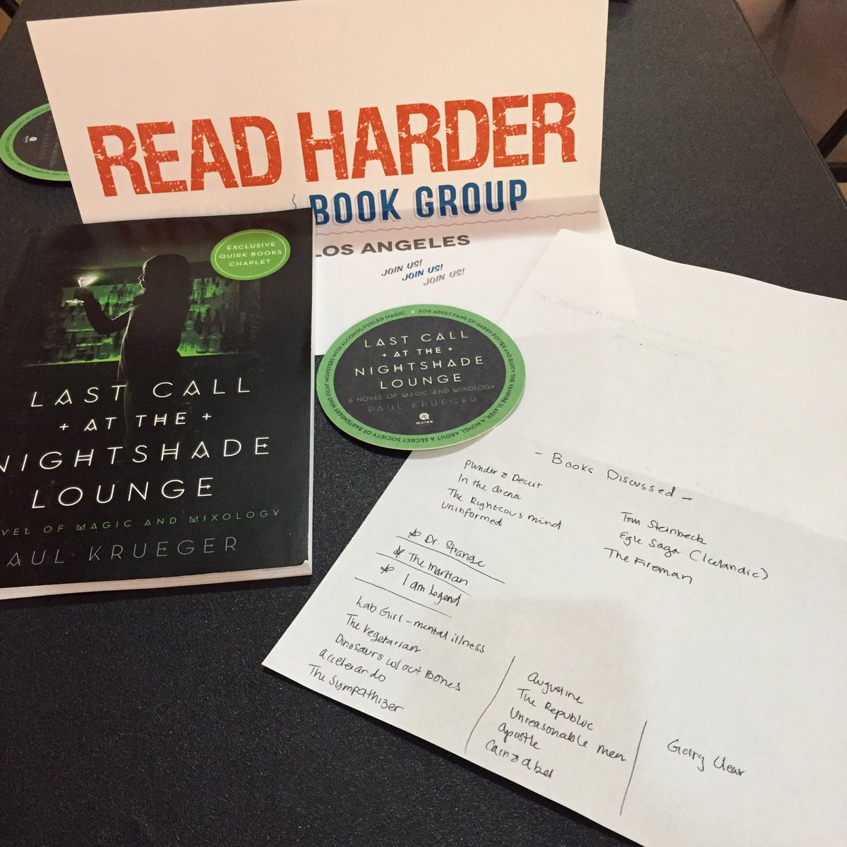 Read Harder Book Club Los Angeles